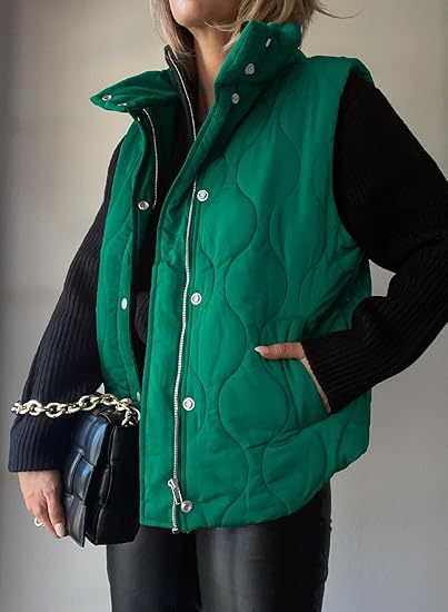 Darcy | Chic Lightweight Button-Up Puffer Vest