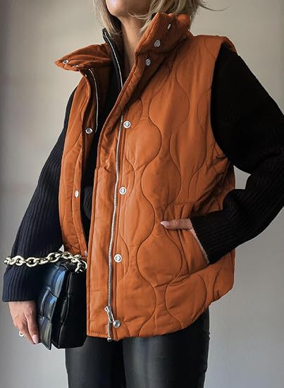 Darcy | Chic Lightweight Button-Up Puffer Vest