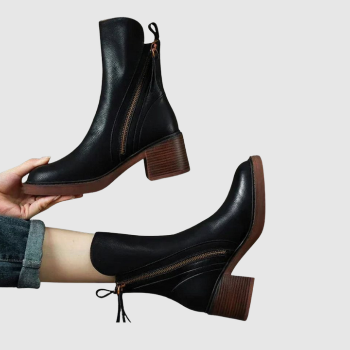 Garciel | Leather Ankle Boots
