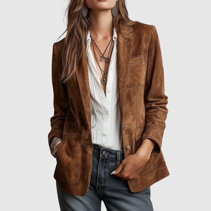 Brenda | Soft Suede-Touch Blazer