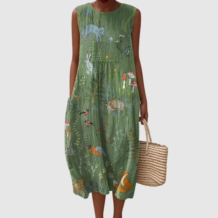 Hope | Woodland Midi Dress