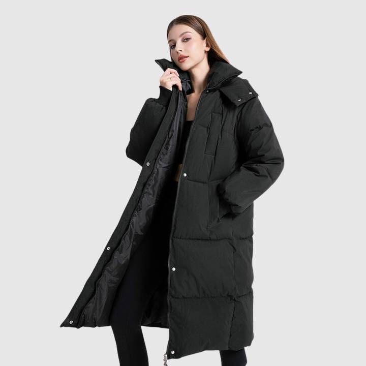 Gigaty | Classic Hooded Long Puffer Coat