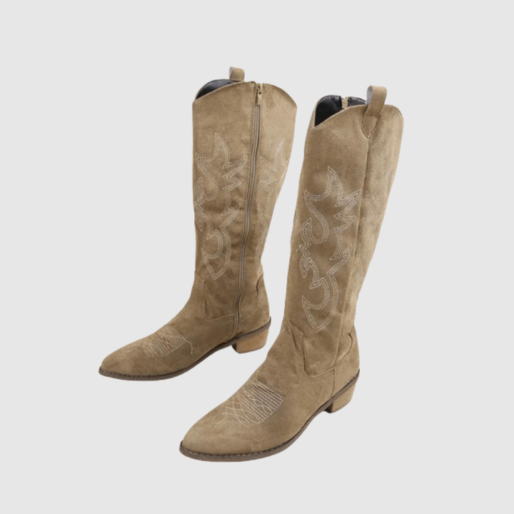 Evie | Embroidered Western Style Boots