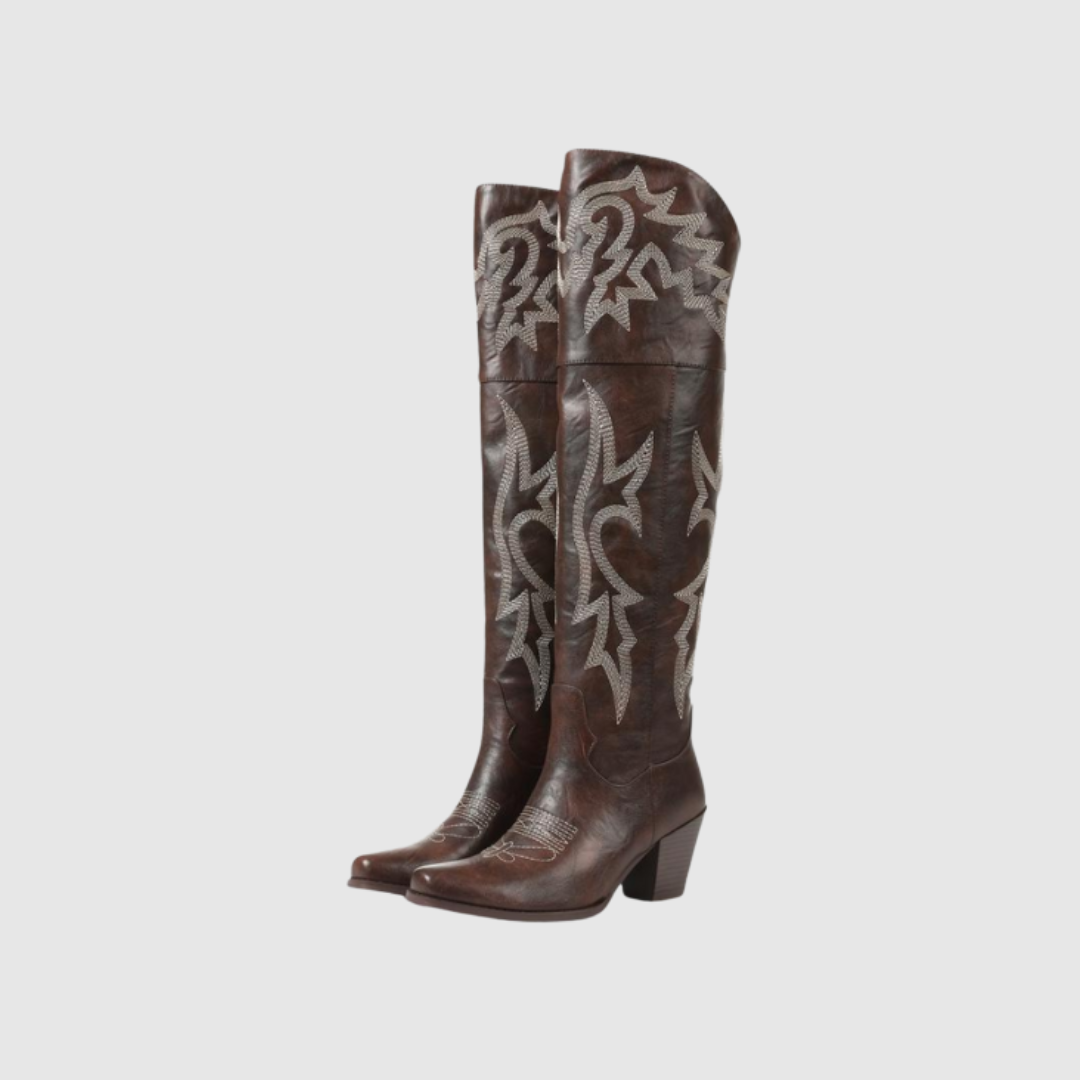 Amelia | Timeless Over-the-Knee Western Boots