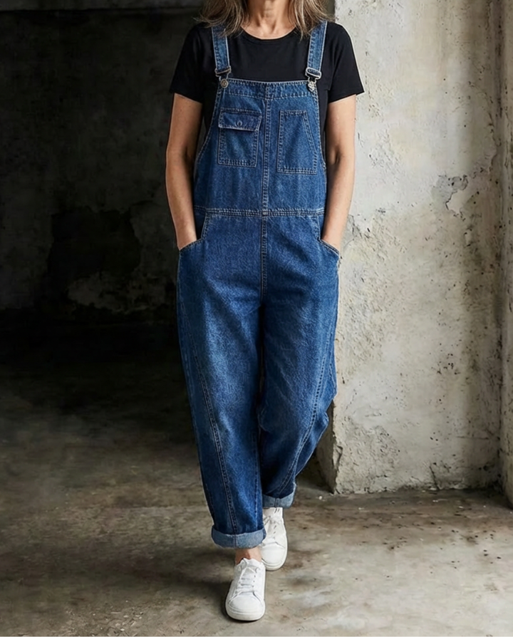 Harper | Vintage Baggy Bib Overalls