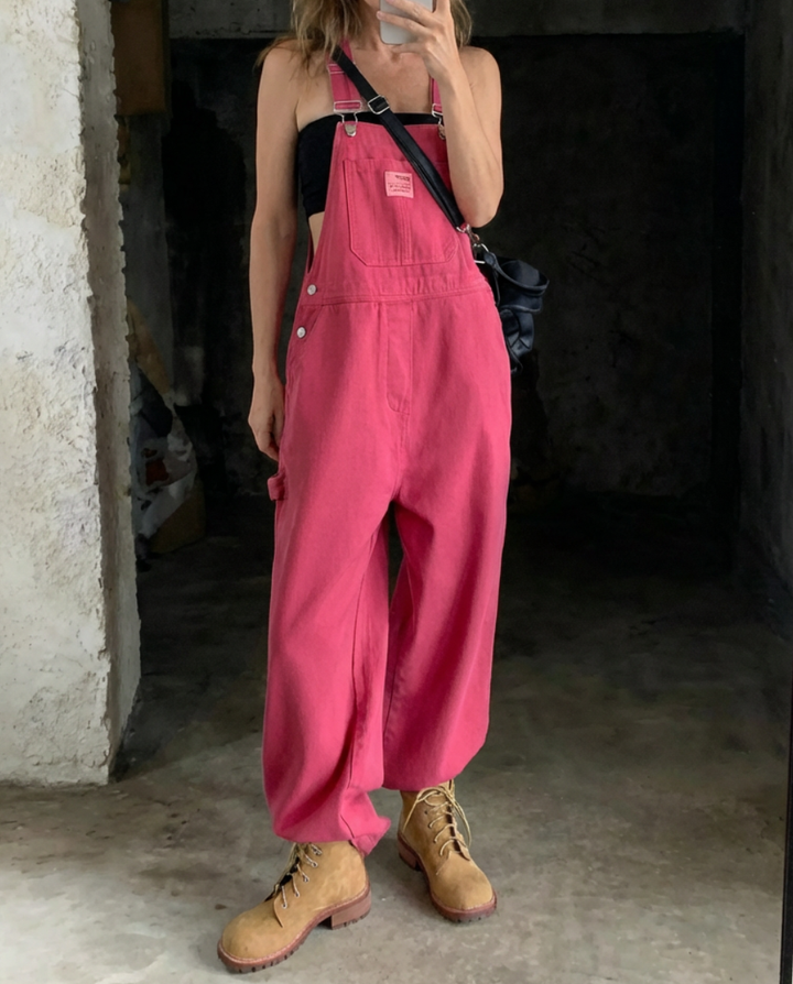 Naomi | Modern Loose-Fit Denim Overalls