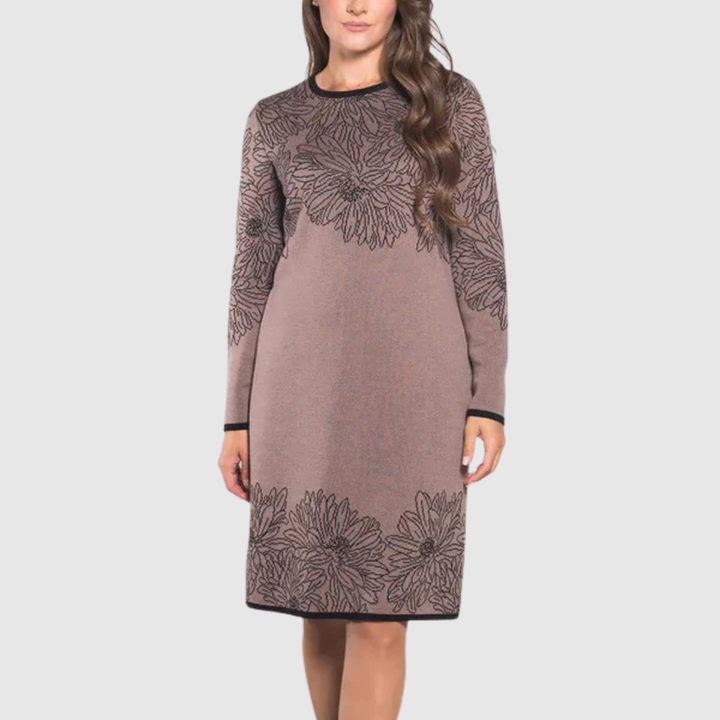 Annika | Long Sleeved Floral Print Dress