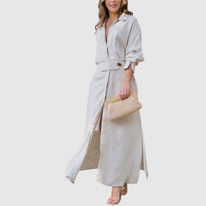 Jada | Linen Maxi Dress