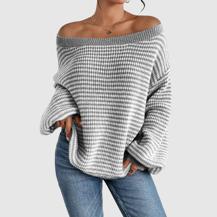 Poshiko | Casual Drop Shoulder Jumper