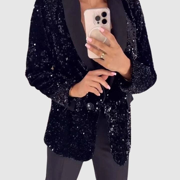 Luxara | Shimmer Sequin Blazer