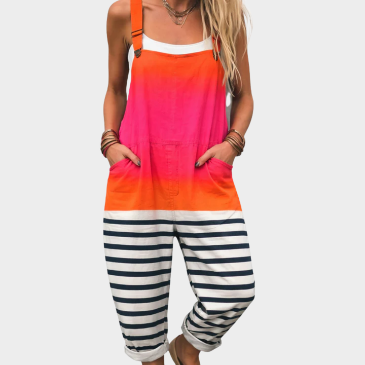Angela | Comfortable Printed Overalls