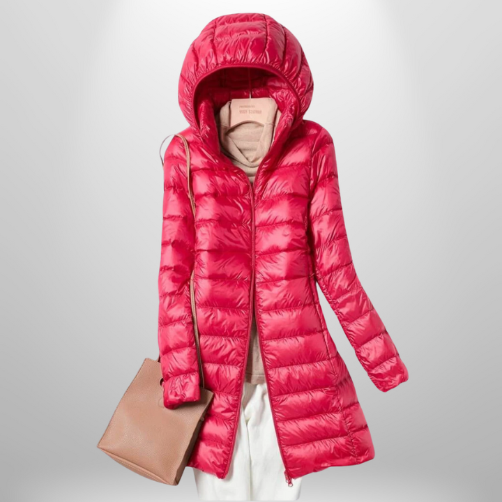 Ivy | Ultra-Light Down Jacket With Detachable Hood