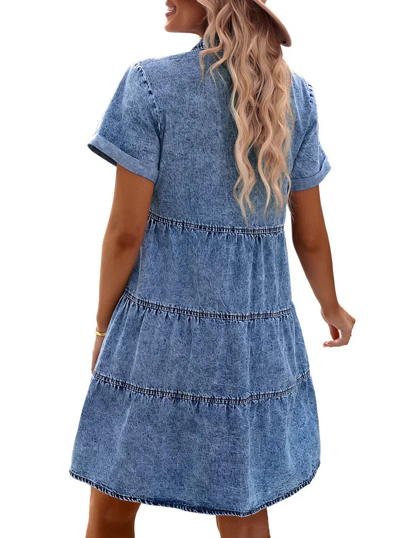 Jane | Everyday Denim Midi Dress