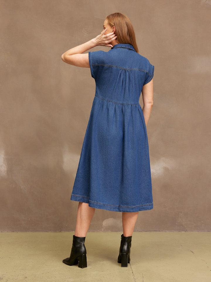 Rhiona | Everyday Denim Midi Dress