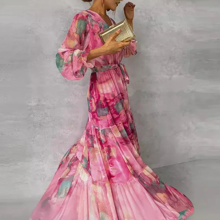 Susan | Elegant Floral Dress