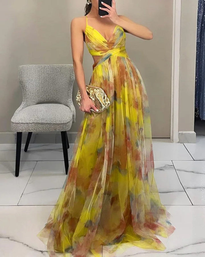 Marbella | Spaghetti Strap Maxi Dress