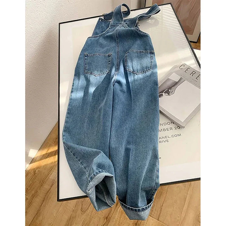 Chloe | Relaxed Bib Straight-Leg Overalls