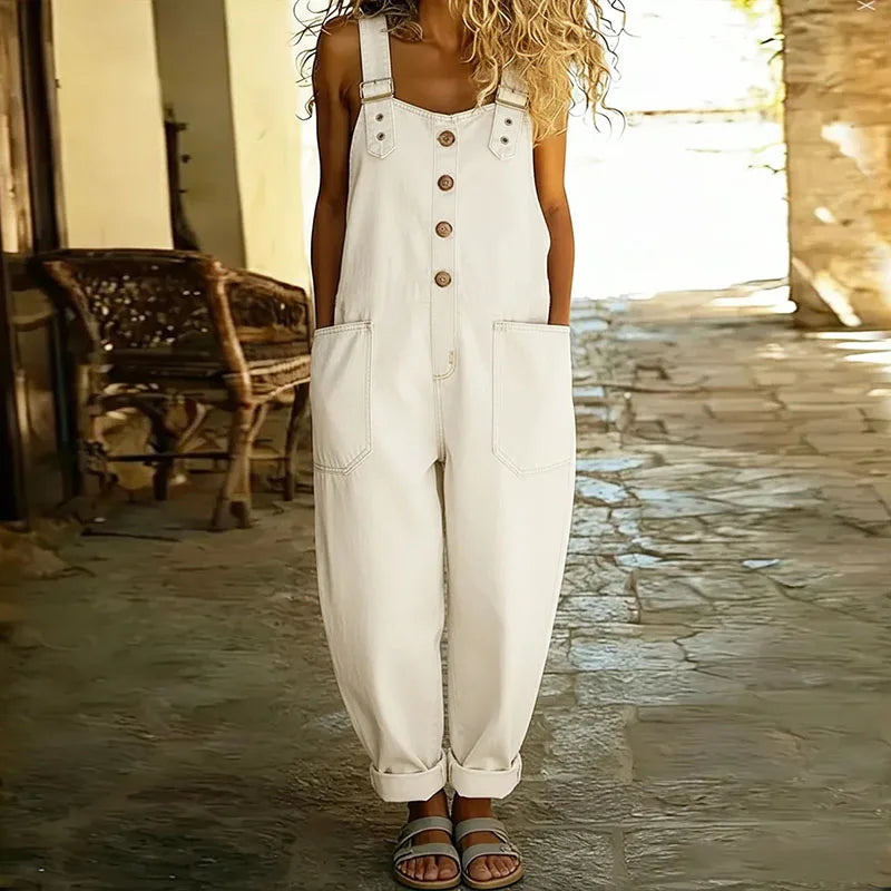 Amelia | Soft Wash Adjustable Strap Overalls