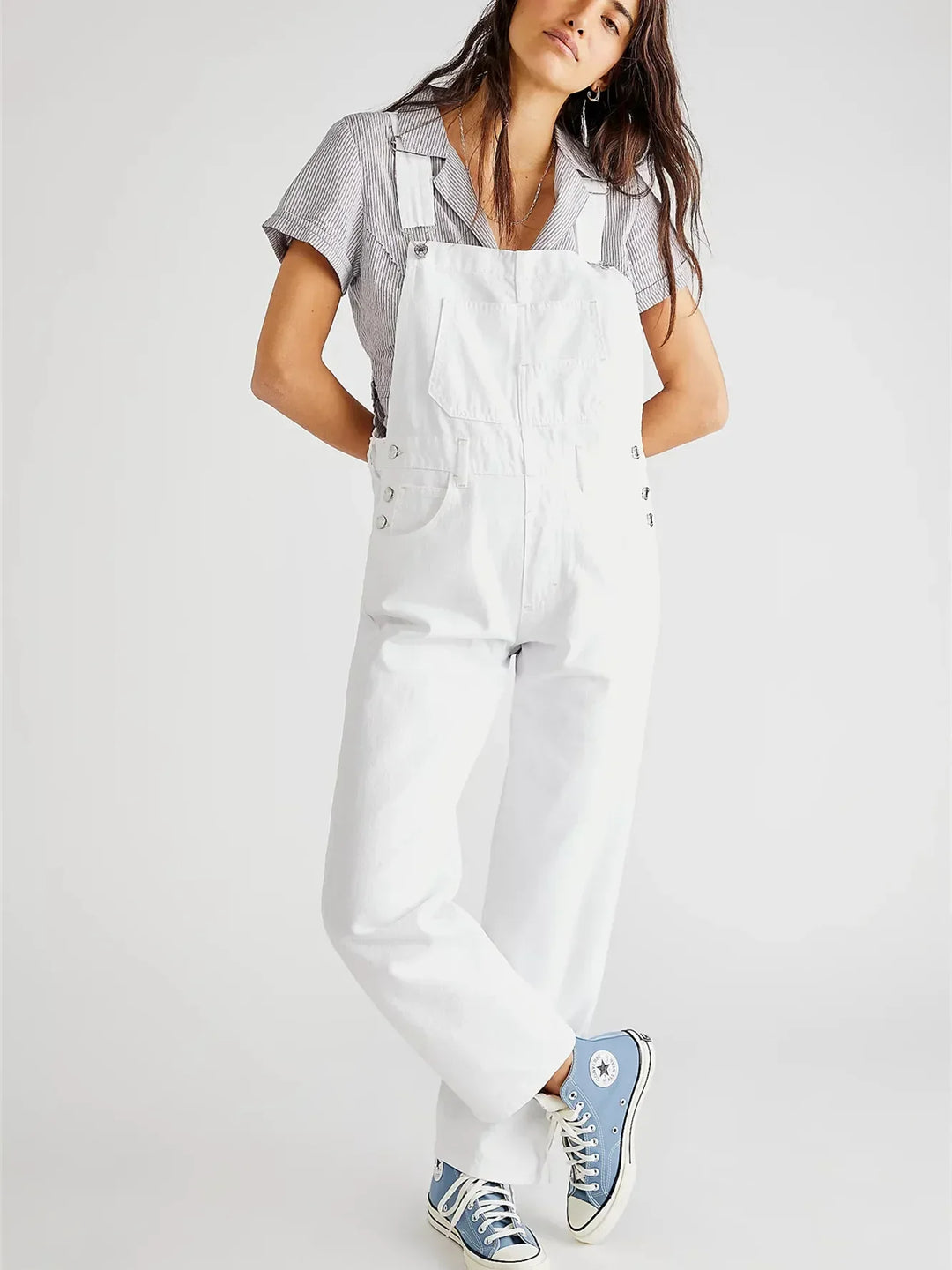 Ella | Vintage Wash Bib Overalls
