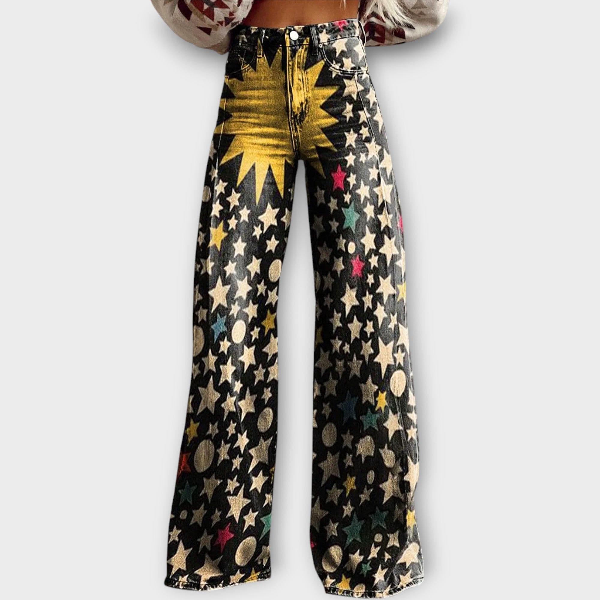 Madison | Jeans with Astral Prints