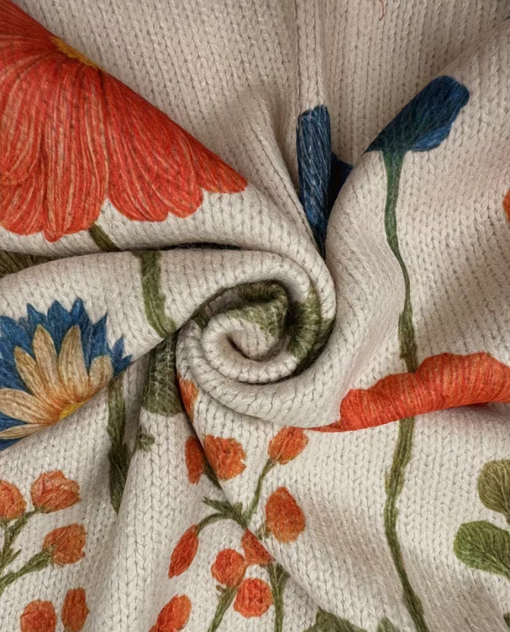 Jessica | Wildflower Meadow Zip Cardigan