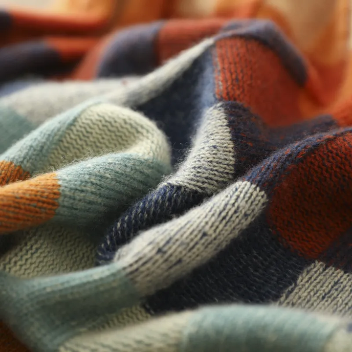 Mia | Retro-Inspired Plaid Jumper