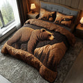 3-Piece Quilted Bedding Set - Forest Trails