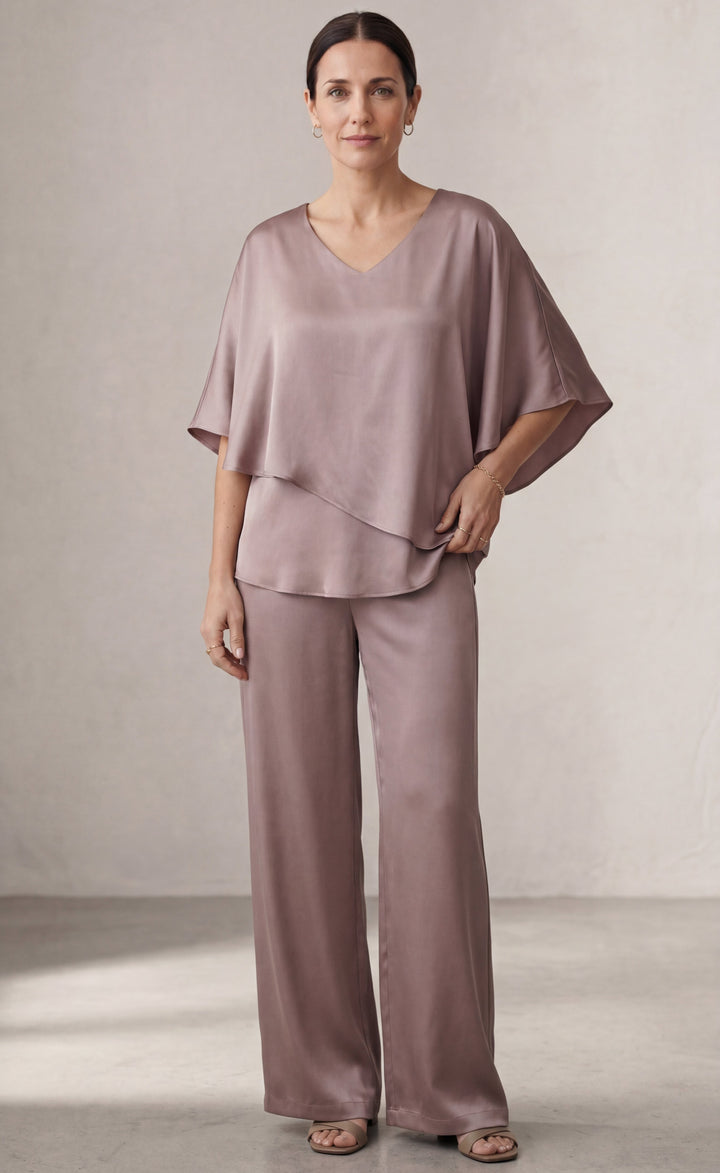 Martha | Two-Piece Set with Wide-Leg Pants