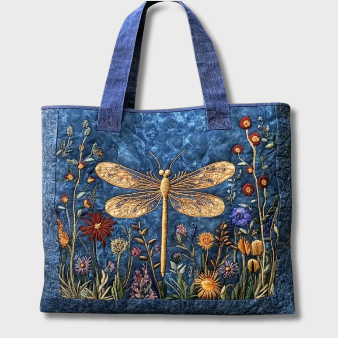 Josie | Dragonfly Print Handmade Bag