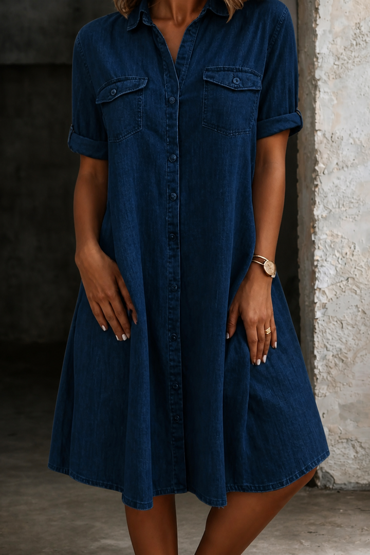 Patricia | Everyday Denim Midi Dress