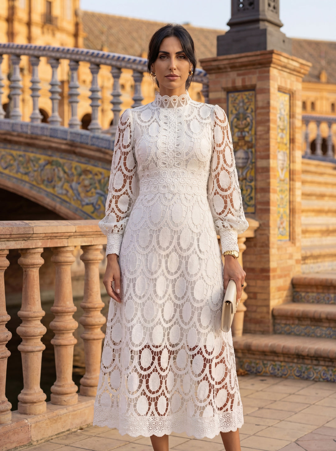 Carmona | Long Sleeve Turtleneck Dress