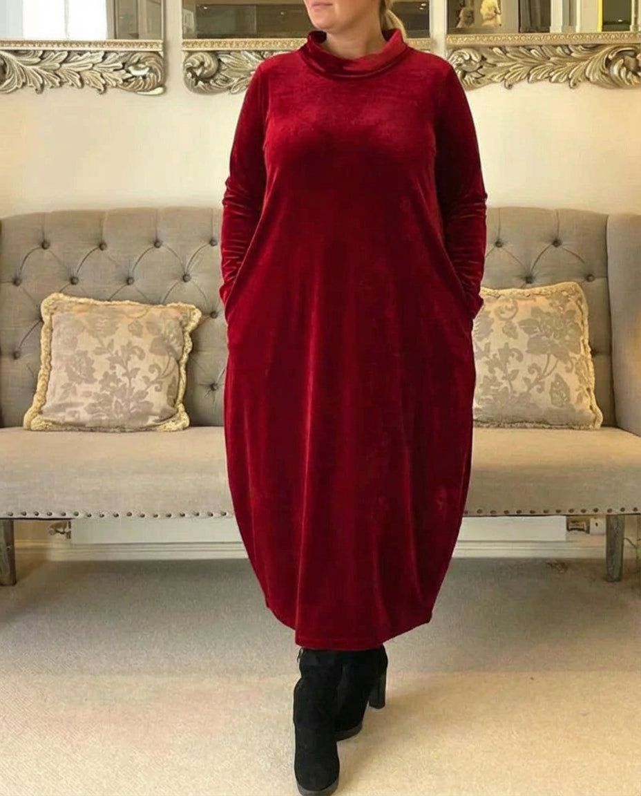 Eliza | Relaxed Velvet Dress