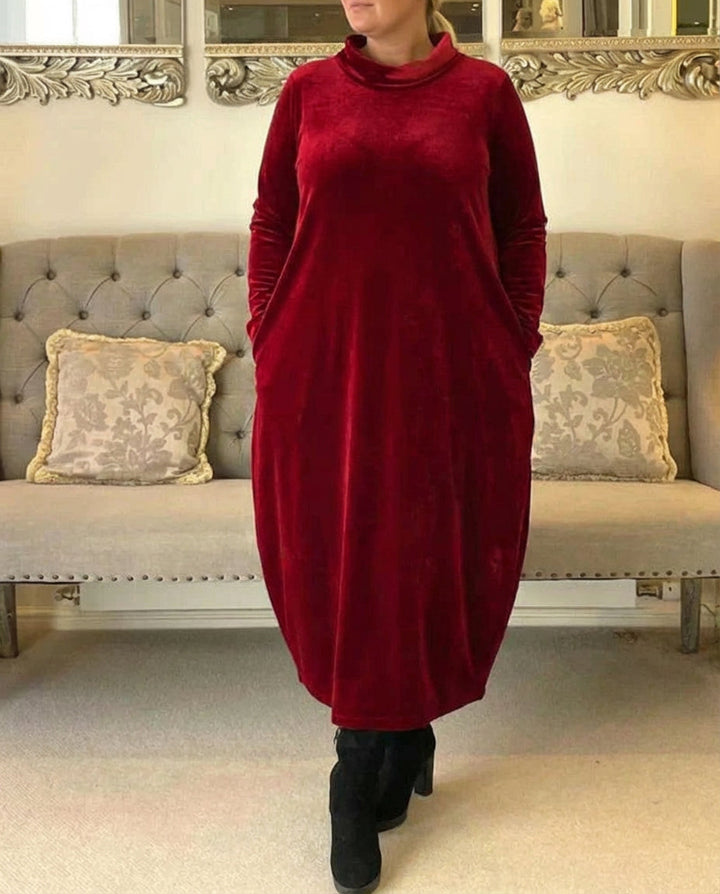 Eliza | Relaxed Velvet Dress