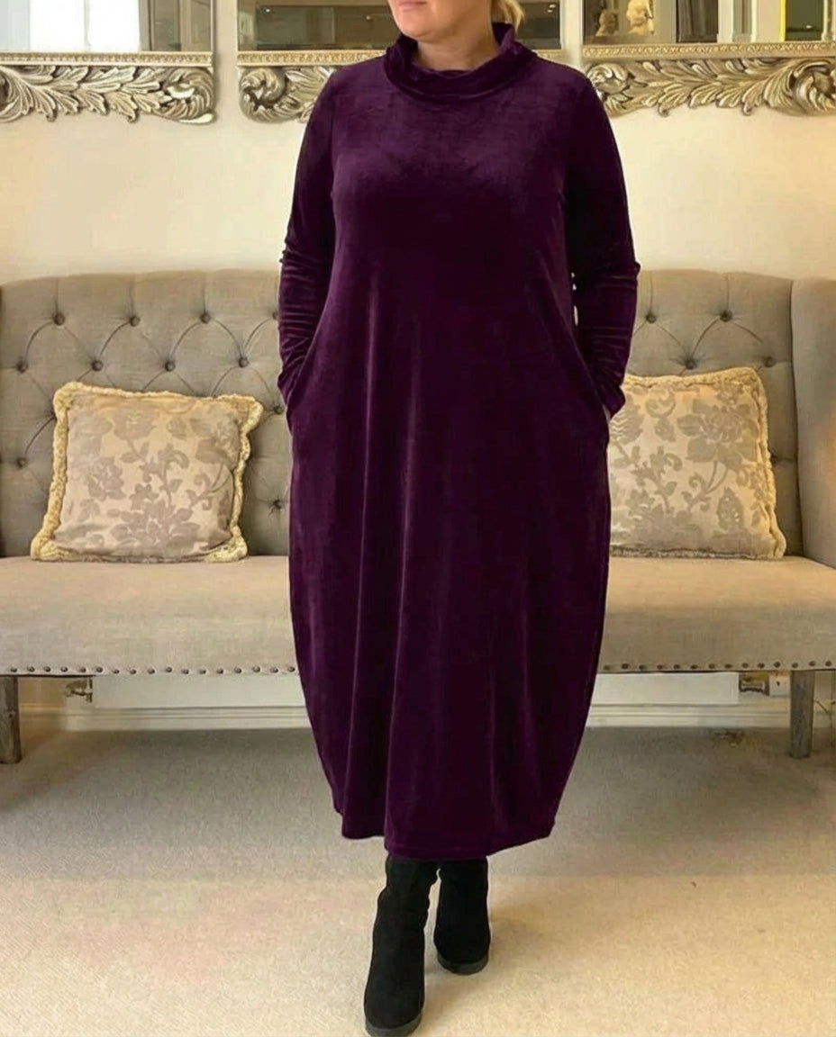 Eliza | Relaxed Velvet Dress