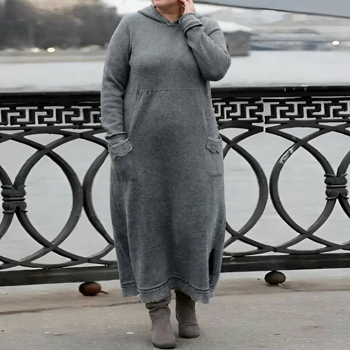 Mara | Cozy Long Sleeve Oversized Winter Dress