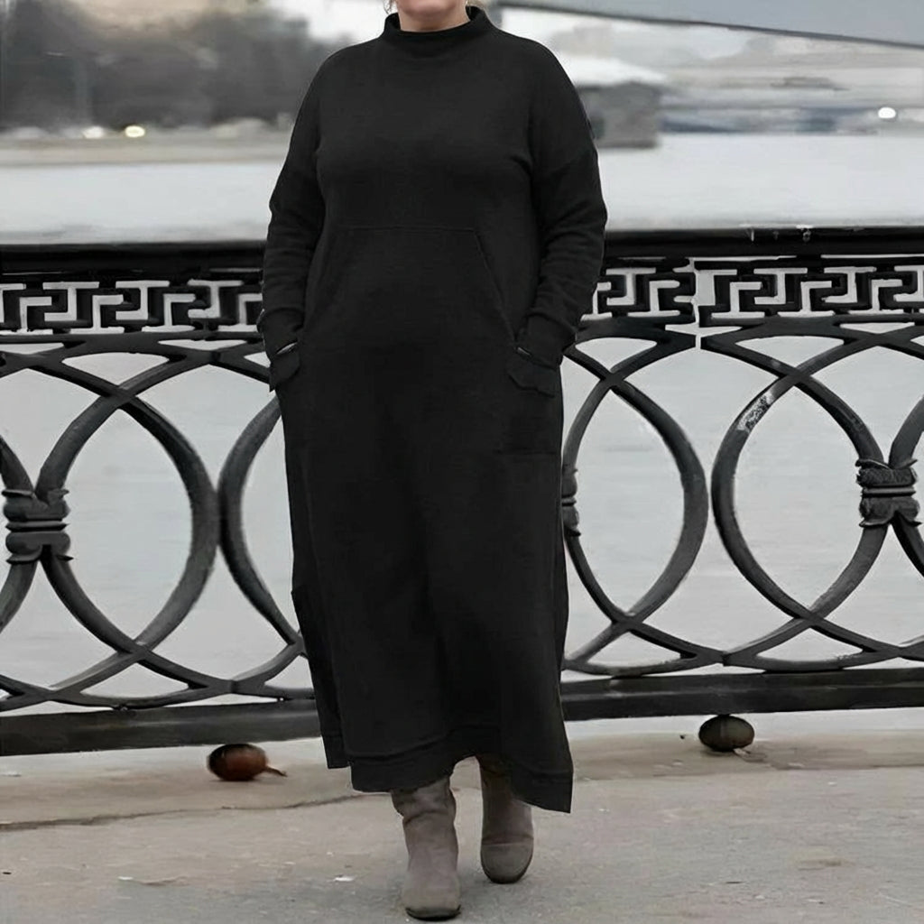 Mara | Cozy Long Sleeve Oversized Winter Dress