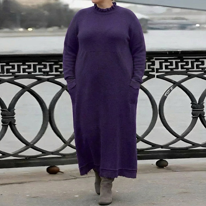 Mara | Cozy Long Sleeve Oversized Winter Dress