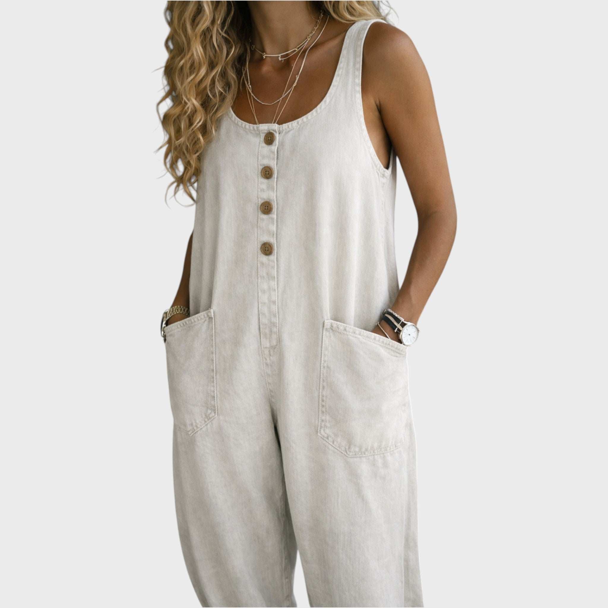 Willy | Vintage Mosott Cotton Denim Overalls