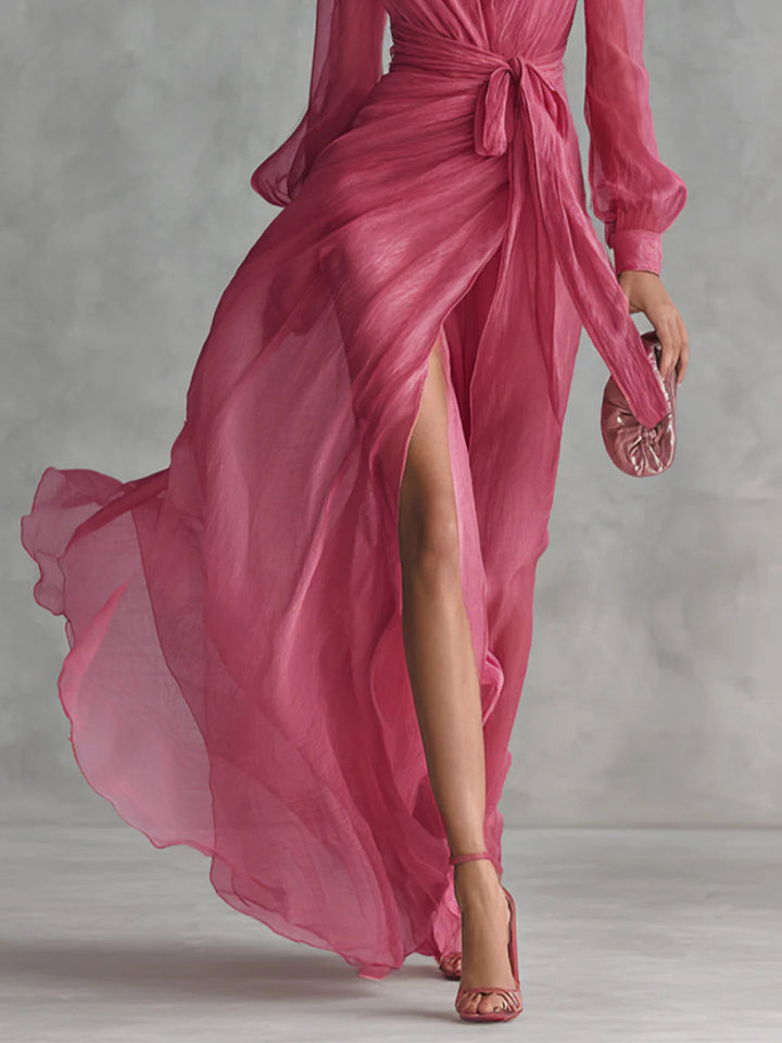 Ellie | Breezy V-neck Maxi Dress