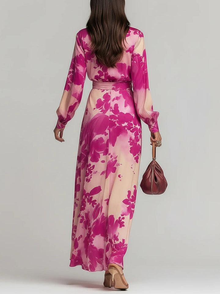 Olivia | Elegant Floral Maxi Dress