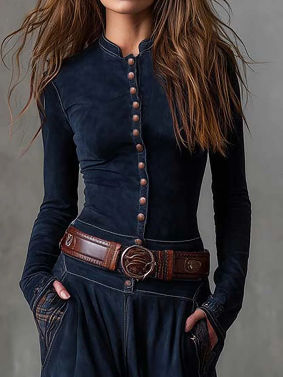 Anna | Suede Maxi Dress
