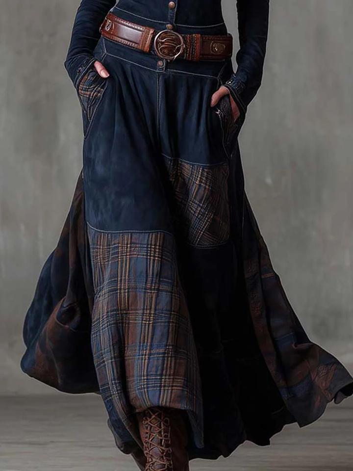 Anna | Suede Maxi Dress