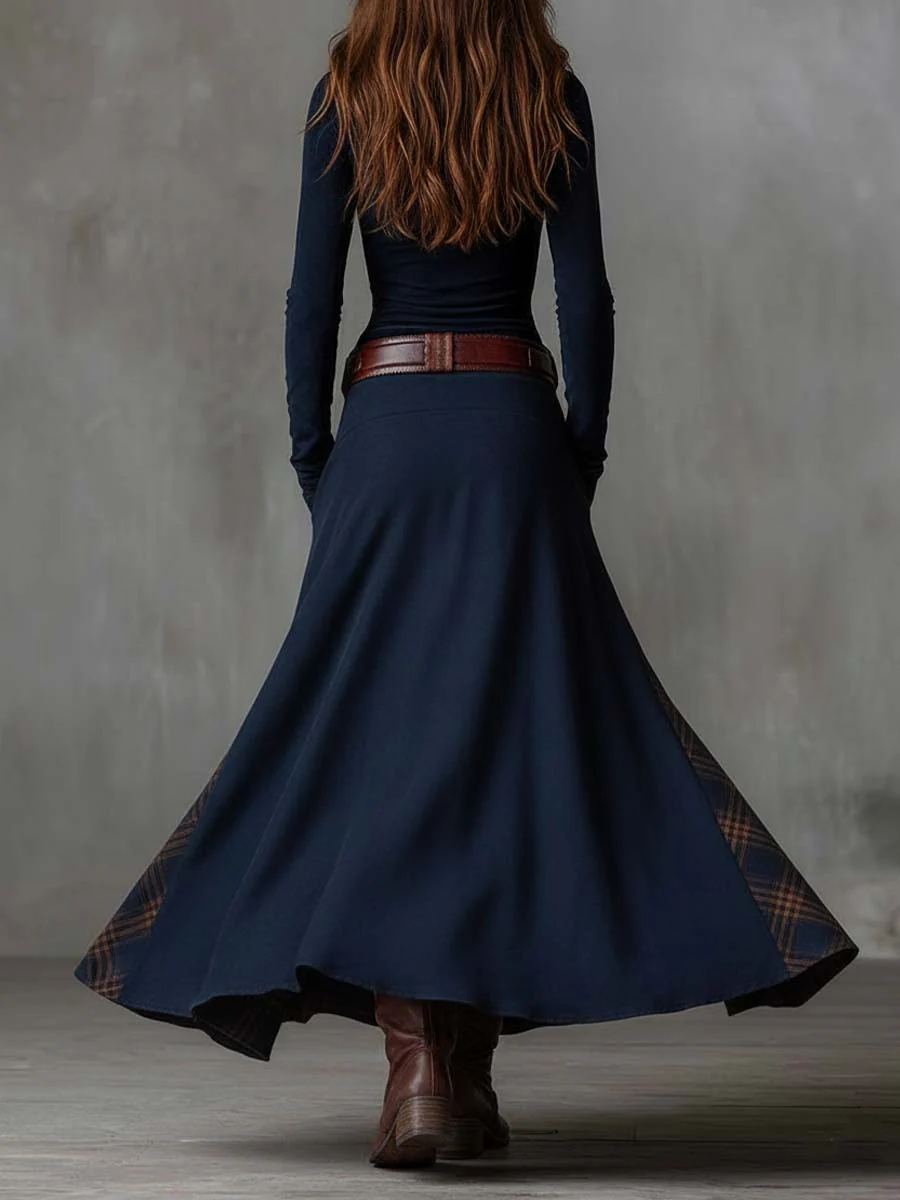 Anna | Suede Maxi Dress