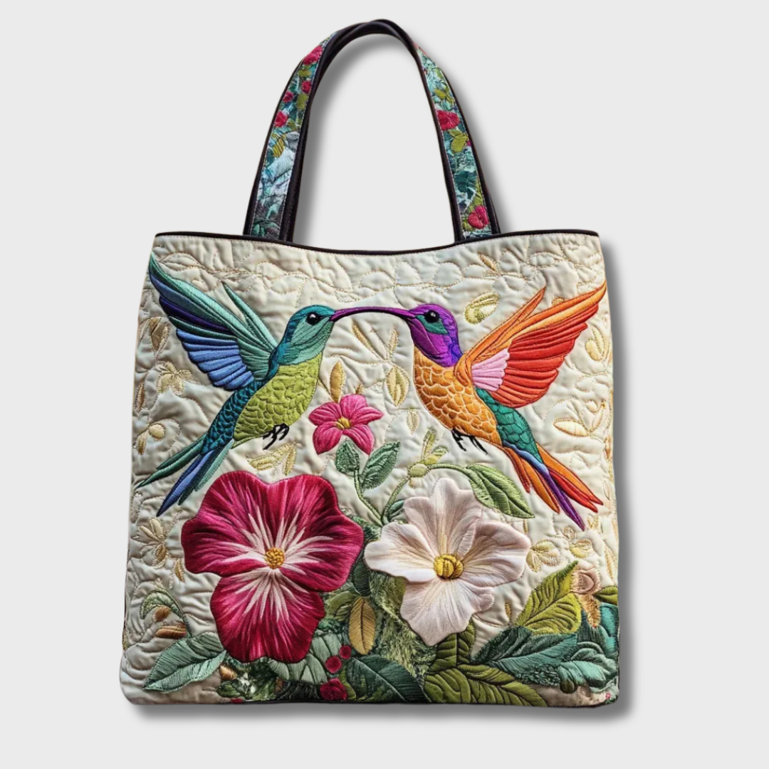 Nadine | Love Birds Print Handmade Bag