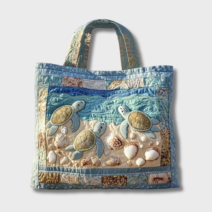 Emely | Sea Turtles Print Handmade Bag