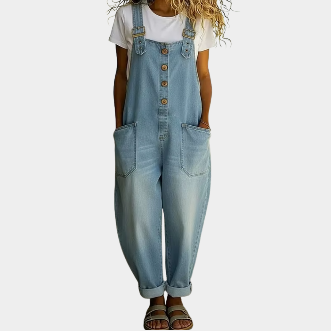 Amelia | Soft Wash Adjustable Strap Overalls