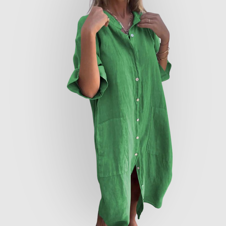 Yara | Ibiza Style Shirt Dress