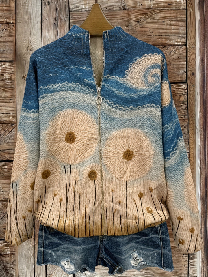 Yolanda | Dandelion Meadow Quilted Cardigan