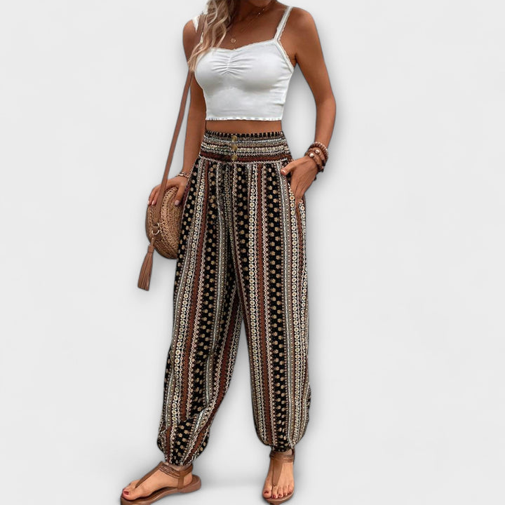 Scarlett | Ethnic Graphic Pants