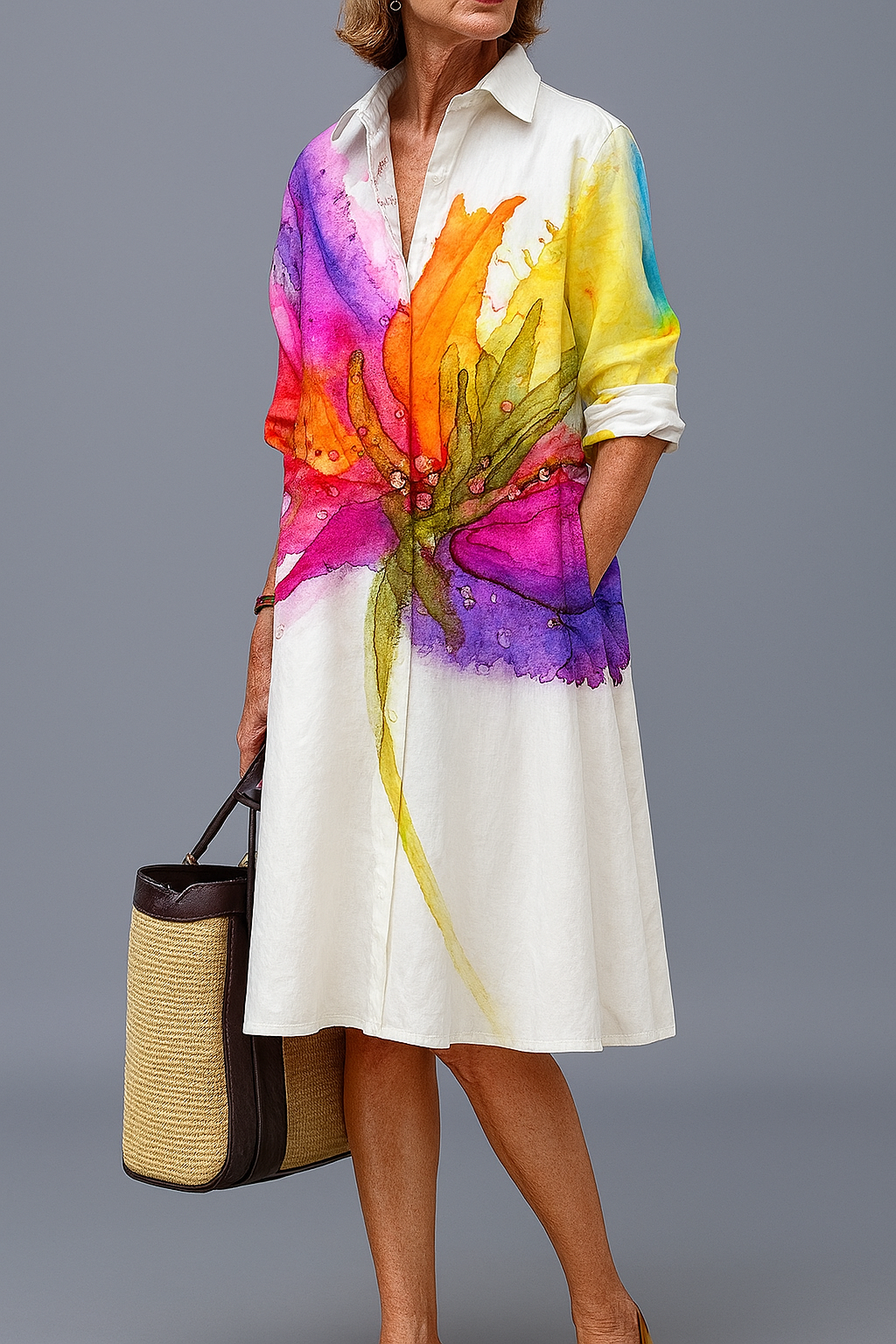 Diana | Sophisticated Midi Dress